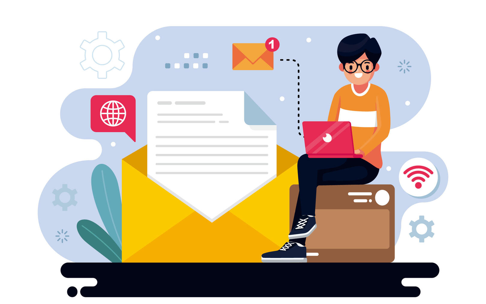 Engaged email-based course